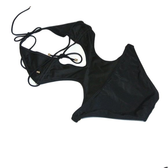 Victoria’s‎ Secret Black MONOKINI Swimsuit One Piec - Picture 6 of 7